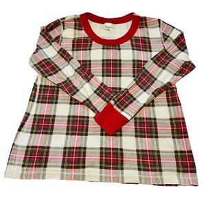 Hanna Andersson Pajama Top - Size Women’s XL, Family Holiday Plaid
